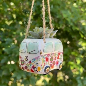 Natural Life - Faux Succulent Car Charm